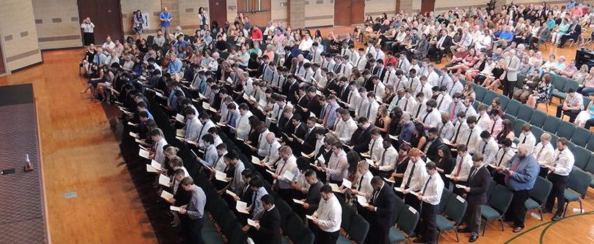 Graduation crowd shot